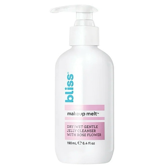 Bliss Makeup Melt Gentle Jelly Cleanser with Rose Flower 6.4oz - Picture 1 of 4